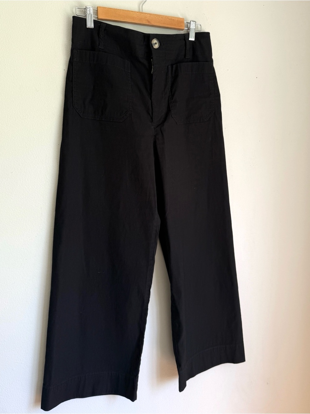 Maeve Anthropologie The Colette Magic Fabric Full-Length Pants in Black - Picture 8 of 10